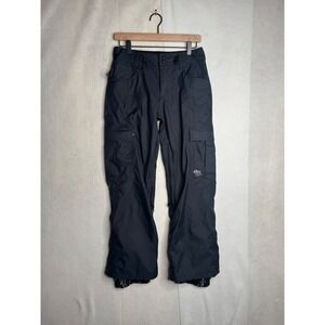 Roxy Snow Cargo Ski Snowboard Pants Black 10K Waterproof XS Womens 28x29